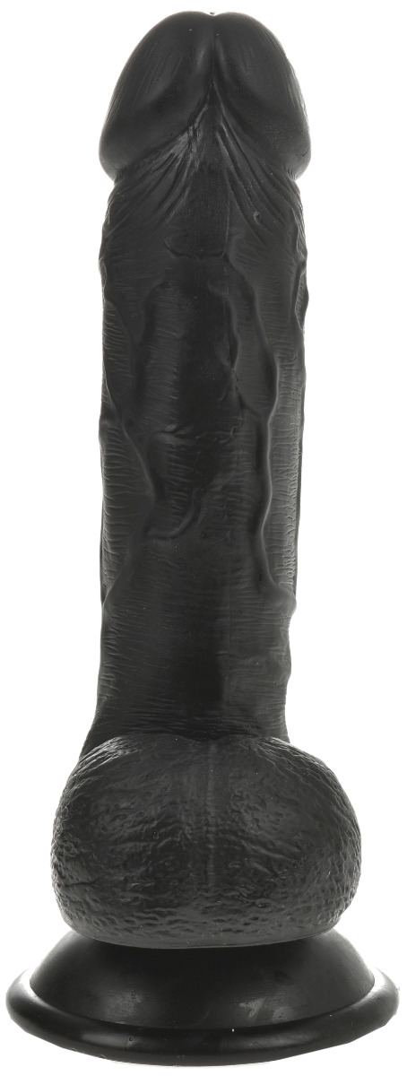 Dildo Realist Lukas Negru 22.5 cm Guilty Toys, Nr. 3, Erotic24.ro