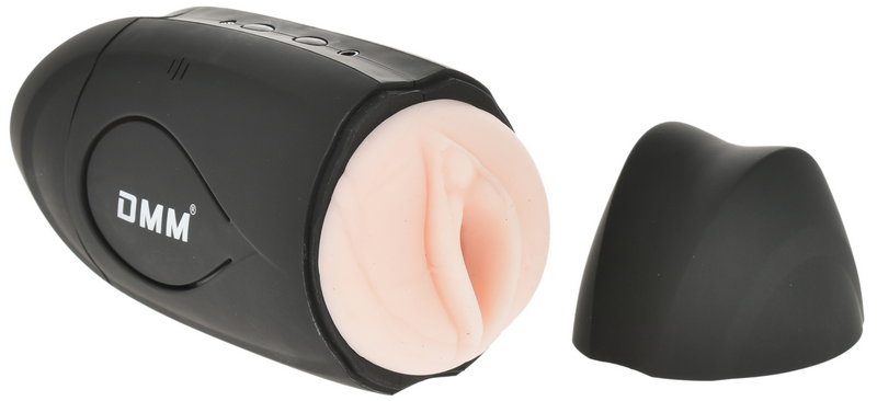 Masturbator Dublu Vagin&Gura 10 Moduri Vibratii Negru, Nr. 1, Erotic24.ro