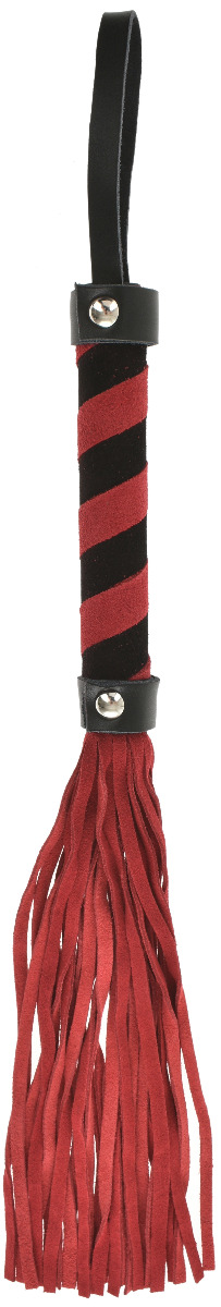 Bici Piele Intoarsa Ecologica Rosu/Negru, #1, Erotic24.ro