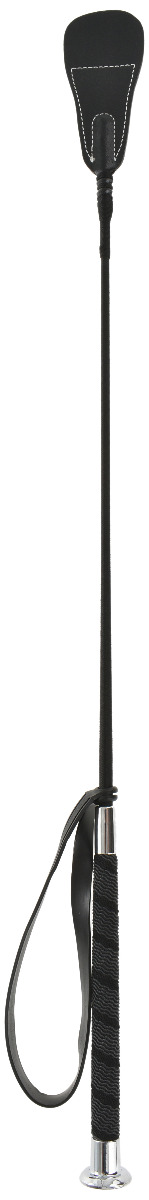 Cravasa Neagra cu Accesorii Argintii 68 cm, #1, Erotic24.ro