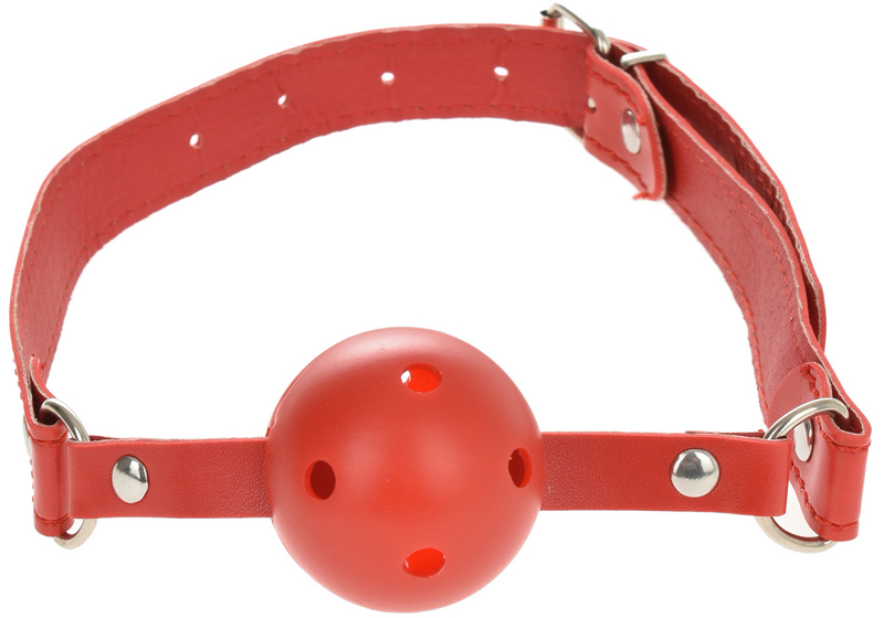 Calus cu Bila Rosu Guilty Toys, Nr. 1, Erotic24.ro