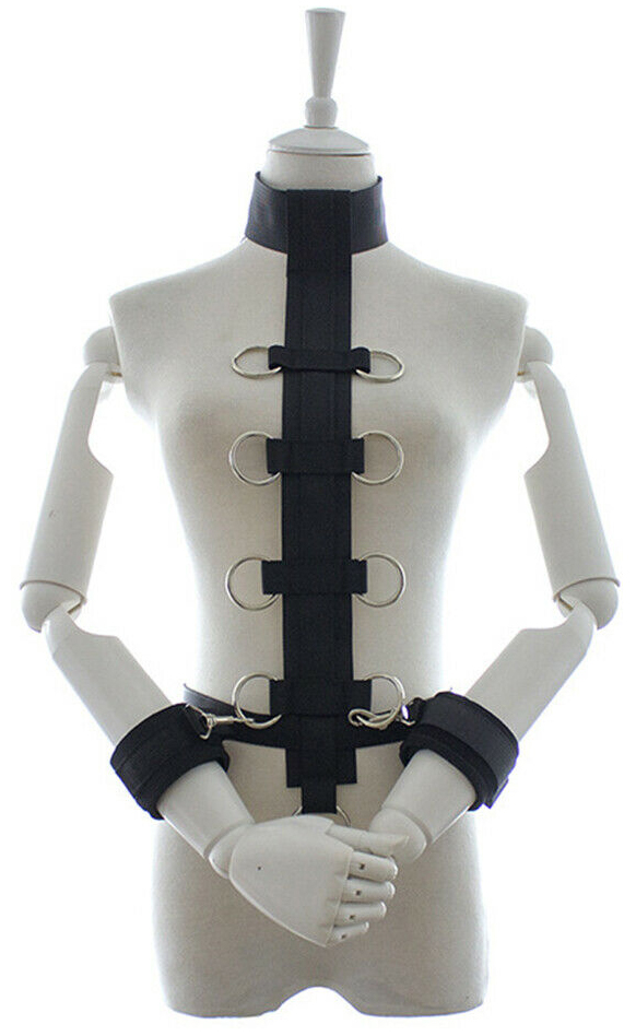 Set Bondage Catuse si Zgarda Negru Guilty Toys, #4, Erotic24.ro