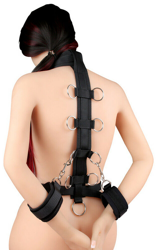 Set Bondage Catuse si Zgarda Negru Guilty Toys, #1, Erotic24.ro