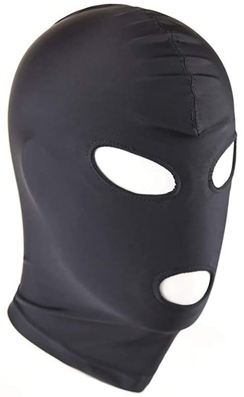 Masca 3-Hole, Negru, Passion Labs, #2, Erotic24.ro