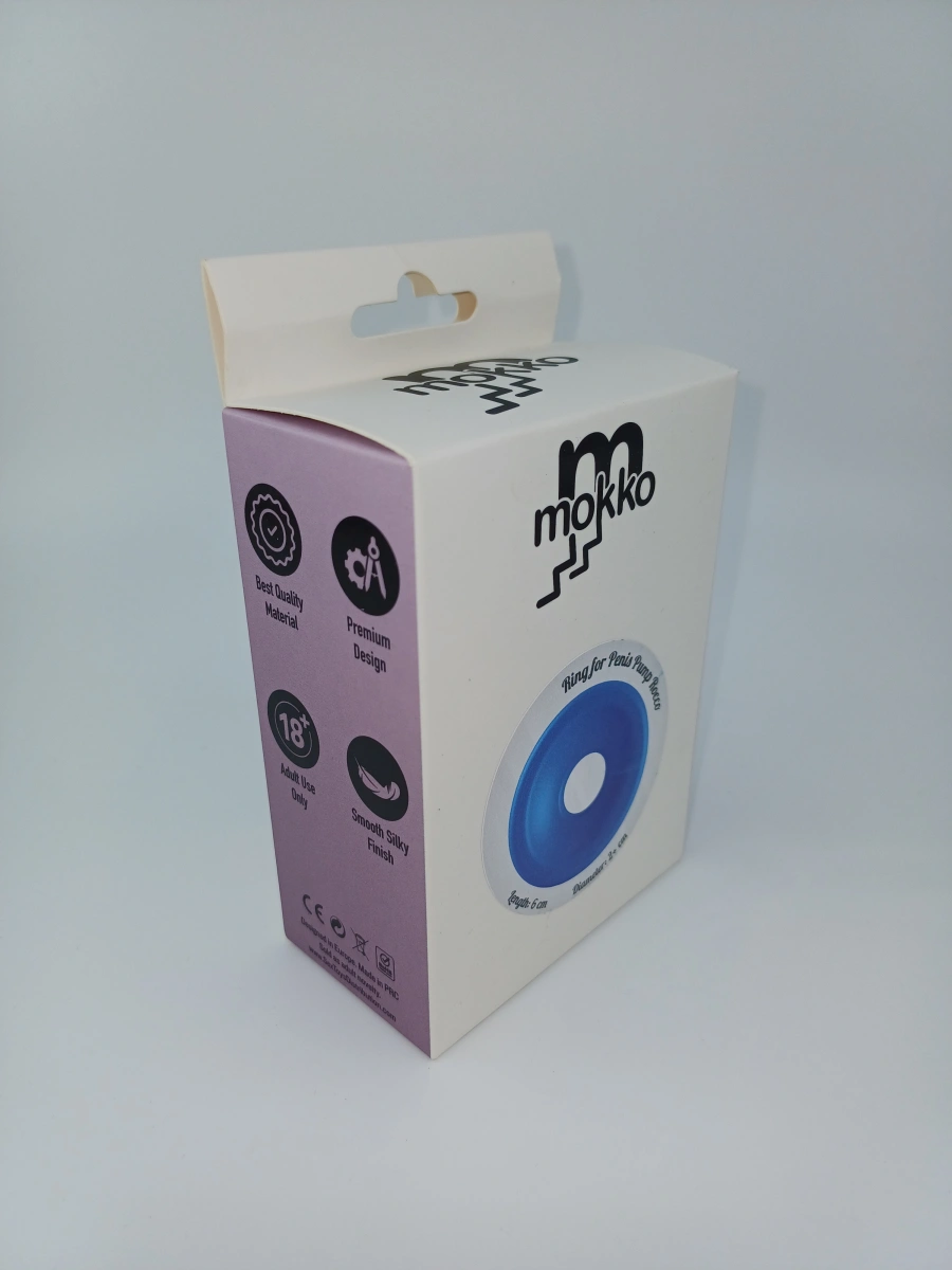 Manson Pompa Marire Penis Silicon Albastru Mokko Toys, Nr. 5, Erotic24.ro