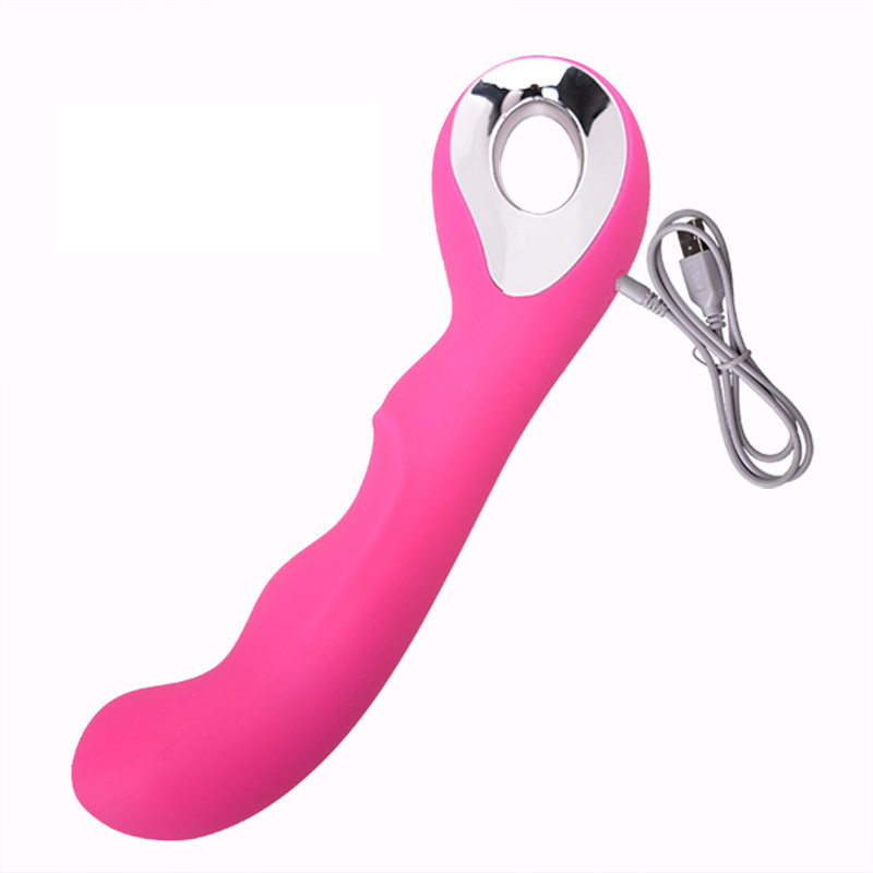 Vibrator Punctul G Jiemba 10 Moduri Vibratii Silicon USB Roz 20 cm Passion Labs, #4, Erotic24.ro