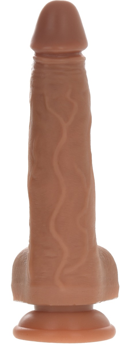 Vibrator Realist Master of Strong Rotating&Vibrating&Heating Silicon Strat Dublu Remote Control USB 22 cm Mokko Toys, #8, Erotic24.ro