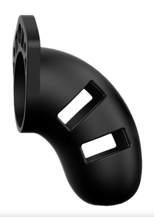 Cusca de Castitate Man Cage, Silicon, Model 20, #2, Erotic24.ro