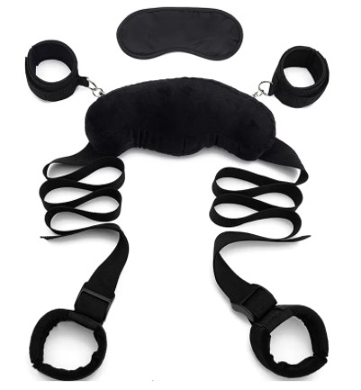 Set Retinere Maini&Picioare Cu Perna si Masca Guilty Toys, #2, Erotic24.ro