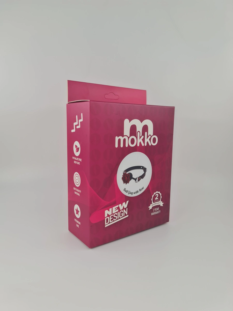 Calus cu Bila Silicon Trandafir Rosu Mokko Toys, #4, Erotic24.ro