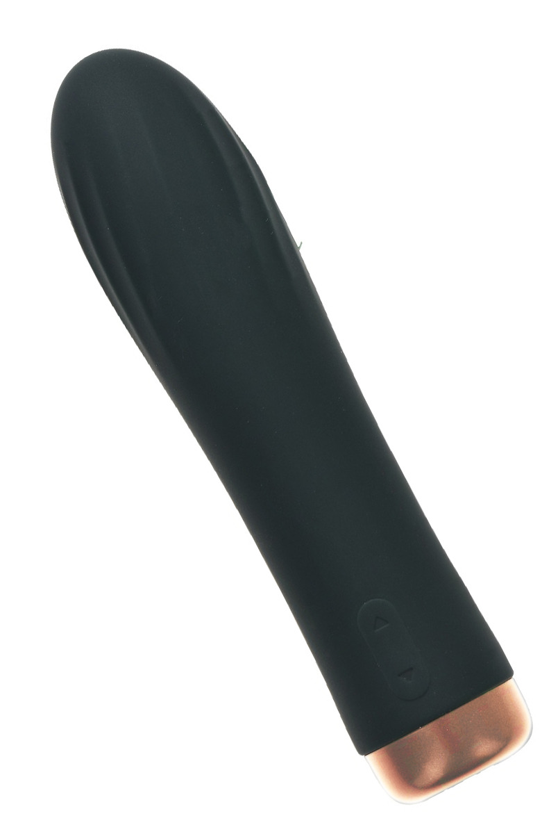 Vibrator Glory 10 Moduri Vibratii Puternice Silicon USB Albastru Inchis 13.5 cm Guilty Toys, #2, Erotic24.ro