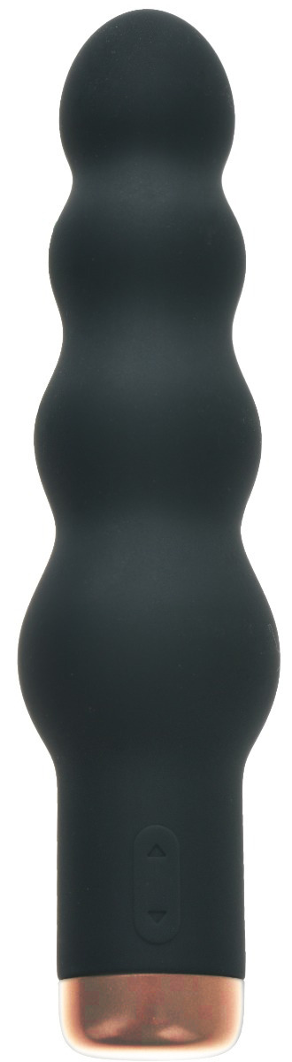 Vibrator Silky Beads 10 Moduri Vibratii Puternice Silicon Negru USB 16.5 cm Mokko Toys, #1, Erotic24.ro