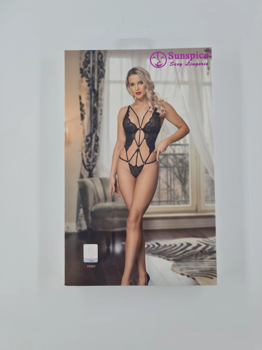 Body Sexy cu Decupaj Negru S/M, #3, Erotic24.ro