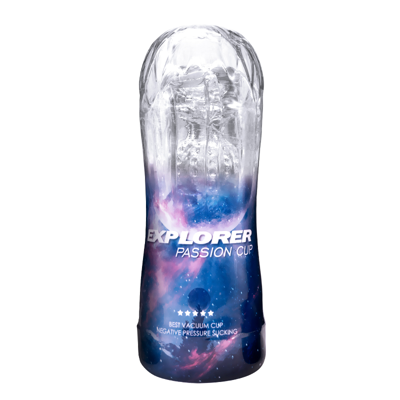 Masturbator Explorer Passion Cup TPE Transparent