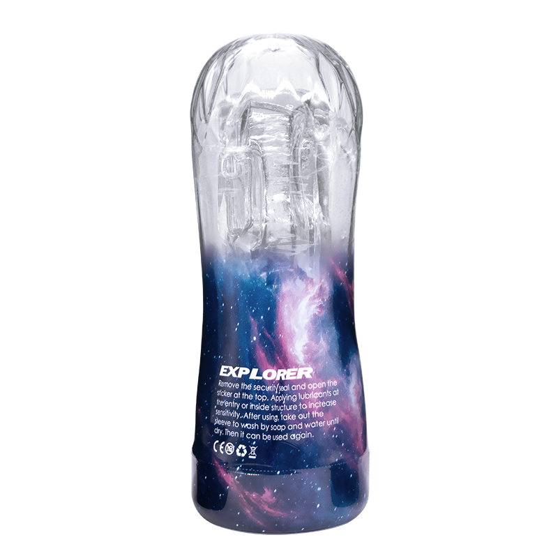 Masturbator Explorer Passion Cup TPE Transparent, #2, Erotic24.ro