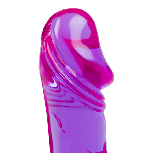 Dildo Dublu 2 Realistic Heads Jelly Mov 28 cm Mokko Toys, Nr. 2, Erotic24.ro
