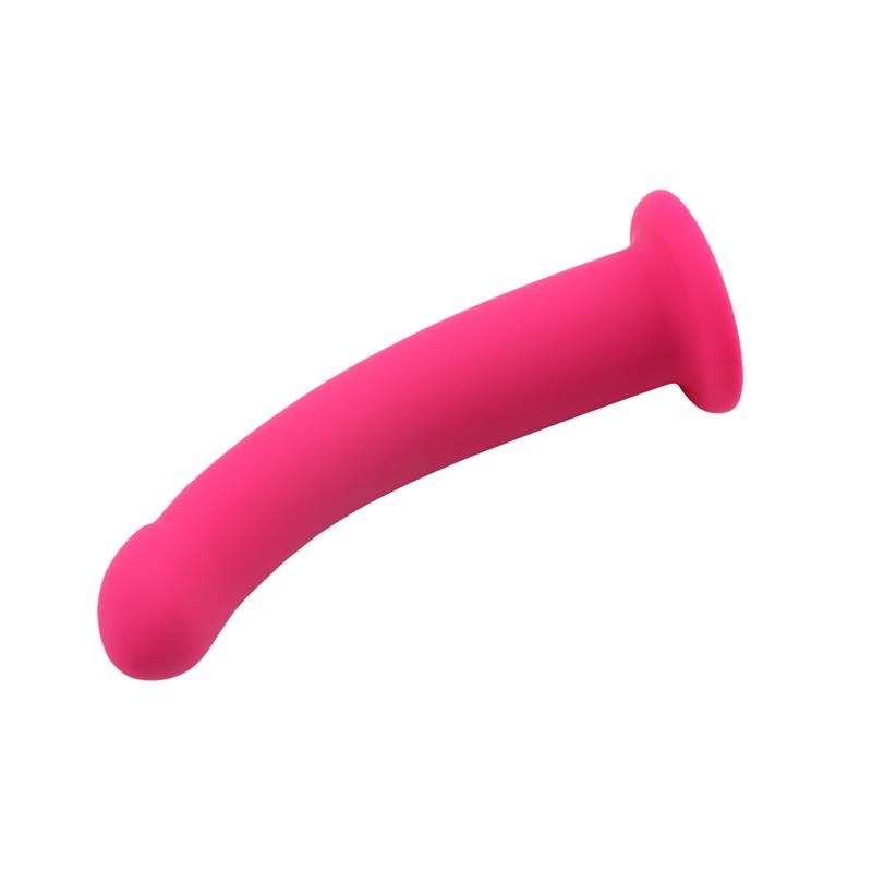 Dildo Arched Small Silicon Fuchsia 13 cm Passion Labs, #2, Erotic24.ro
