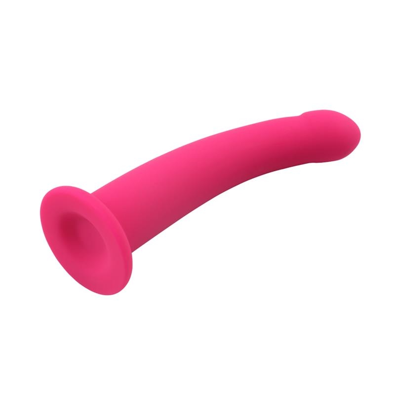 Dildo Arched Small Silicon Fuchsia 13 cm Passion Labs, #3, Erotic24.ro