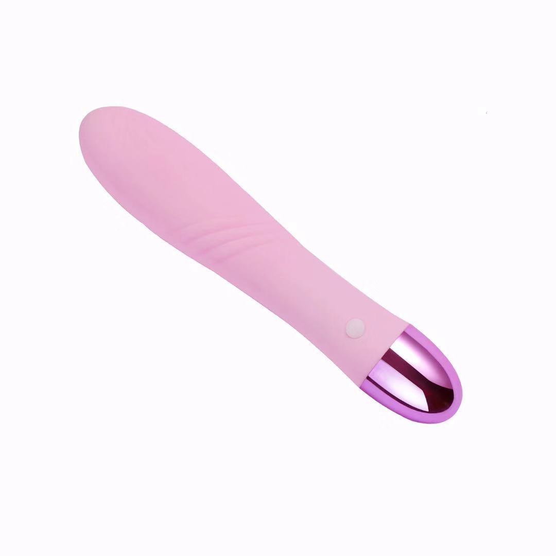 Vibrator Titi 10 Moduri Vibratii USB Roz 16 cm Guilty Toys, #3, Erotic24.ro