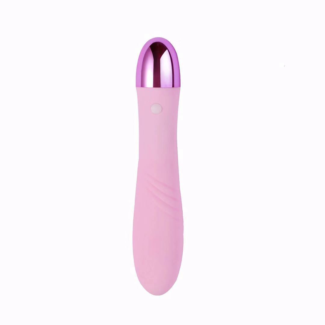 Vibrator Titi 10 Moduri Vibratii USB Roz 16 cm Guilty Toys, #2, Erotic24.ro