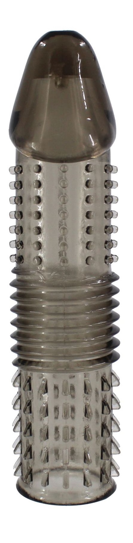 Prelungitor Penis Roku cu Striatii +2 cm Negru Passion Labs, Nr. 2, Erotic24.ro