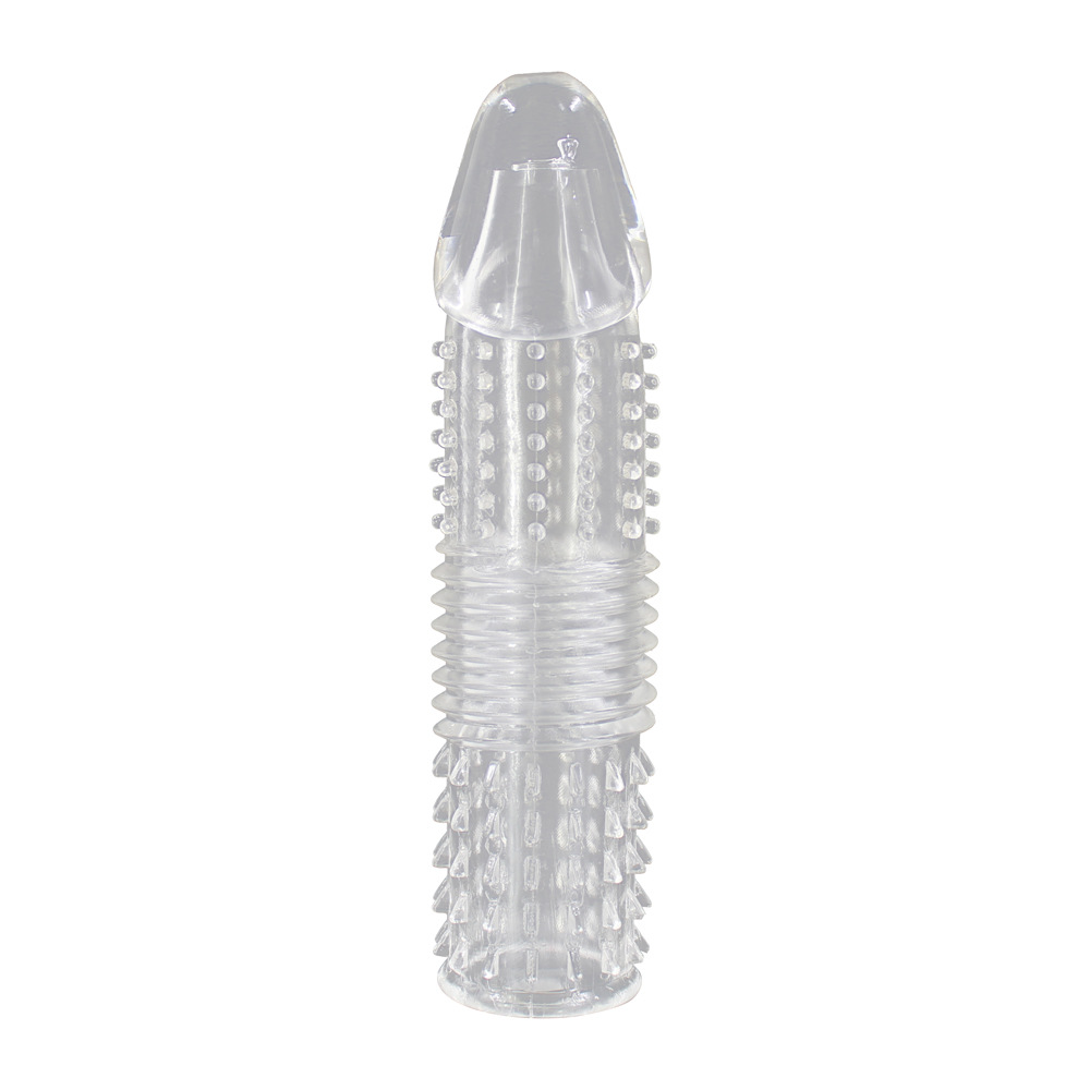Prelungitor Penis Roku cu Striatii +2 cm Transparent Passion Labs, Nr. 1, Erotic24.ro