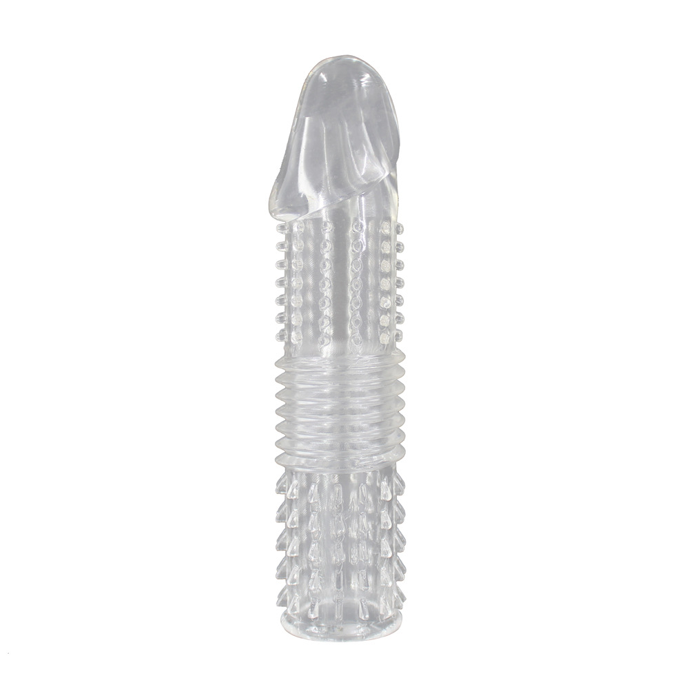 Prelungitor Penis Roku cu Striatii +2 cm Transparent Passion Labs, Nr. 2, Erotic24.ro