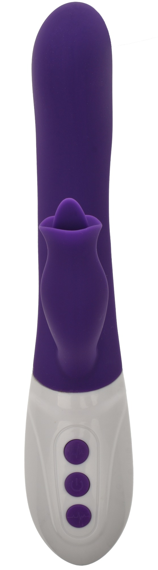 Vibrator Rabbit Tongy 30 Moduri Vibratii 3 Viteze Rotire Silicon USB Mov 22.5 cm Guilty Toys, #2, Erotic24.ro