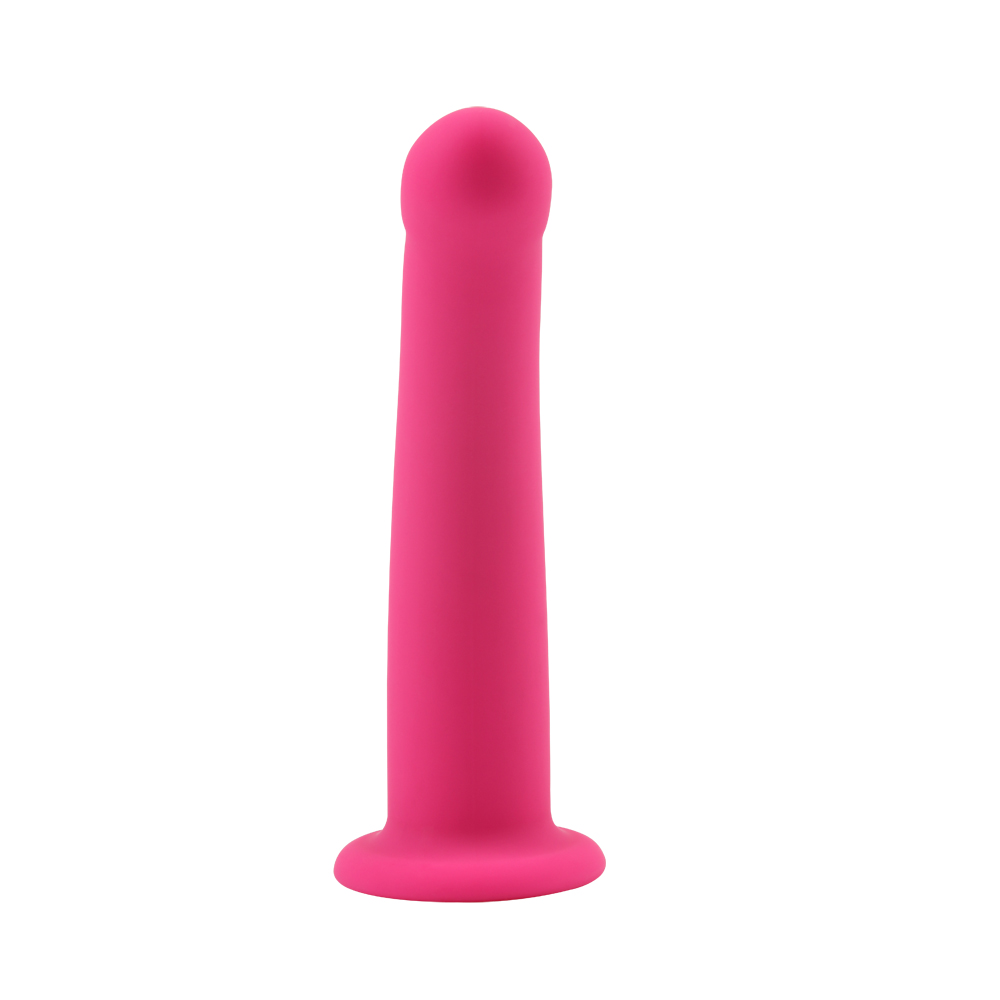 Dildo Arched Medium Silicon Fuchsia 16.5 cm Passion Labs, #4, Erotic24.ro