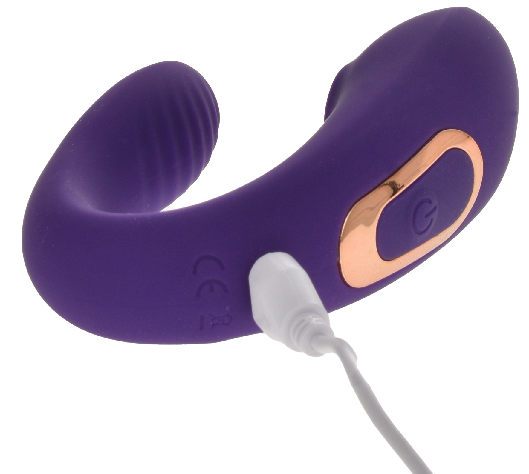 Vibrator Cuplu&Dublu Stimulator Cali Remote Control Sucking&Vibrating Silicon Mov Guilty Toys, Nr. 3, Erotic24.ro