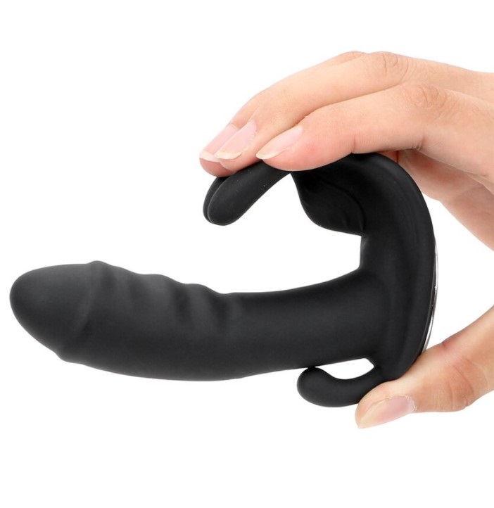 Vibrator Butterfly 10 Moduri Vibratii Remote Control Silicon USB Negru Mokko Toys, #2, Erotic24.ro