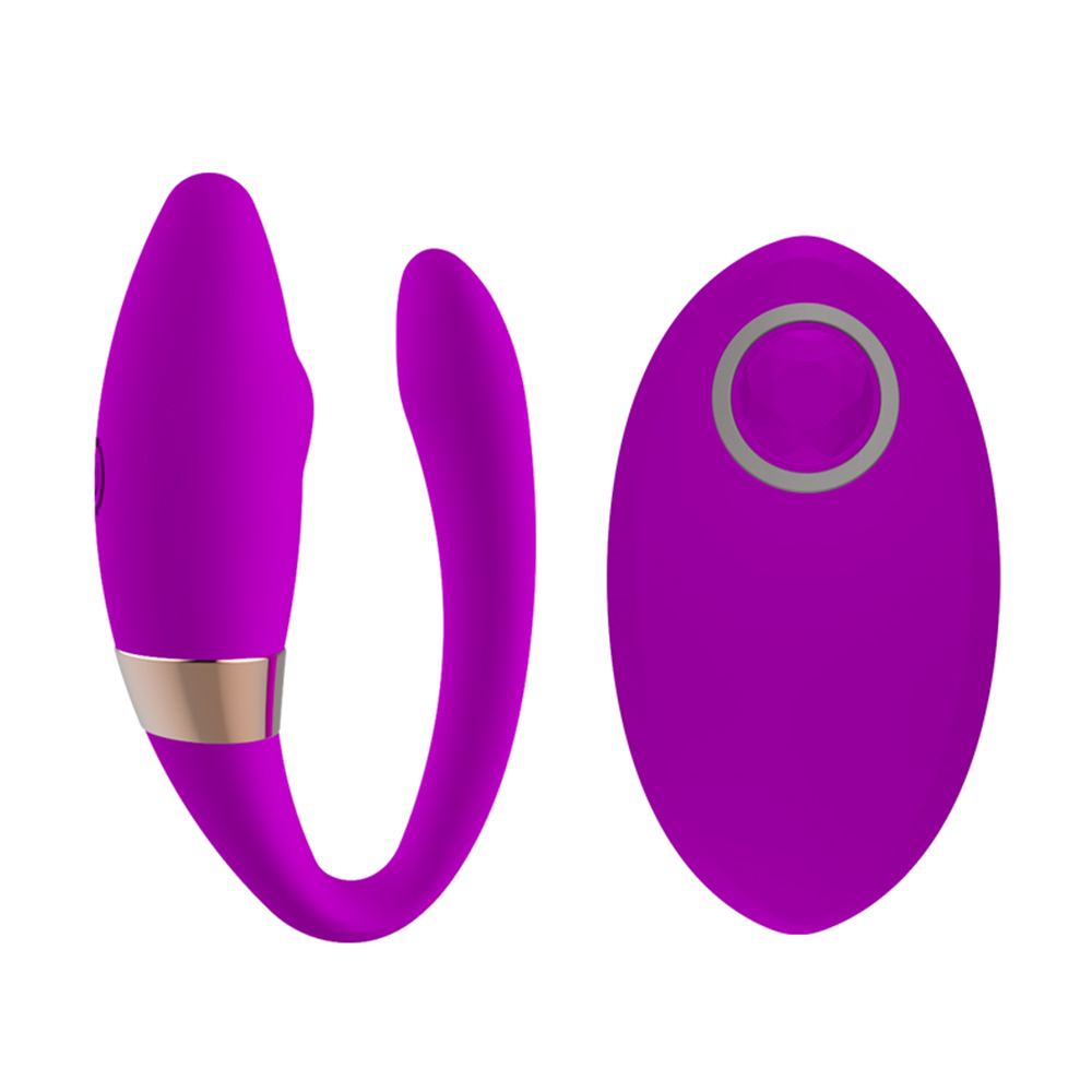 Vibrator Cuplu Lenay Remote Control 10 Moduri Vibratii Silicon USB Mov Mokko Toys, Nr. 1, Erotic24.ro