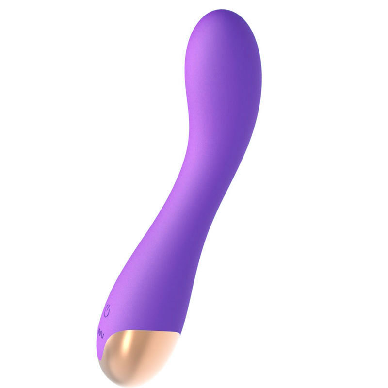 Vibrator Gwen 16 Moduri Vibratii Silicon USB Mov 18 cm, Nr. 1, Erotic24.ro