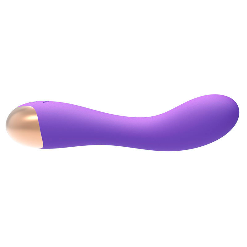 Vibrator Gwen 16 Moduri Vibratii Silicon USB Mov 18 cm, Nr. 7, Erotic24.ro