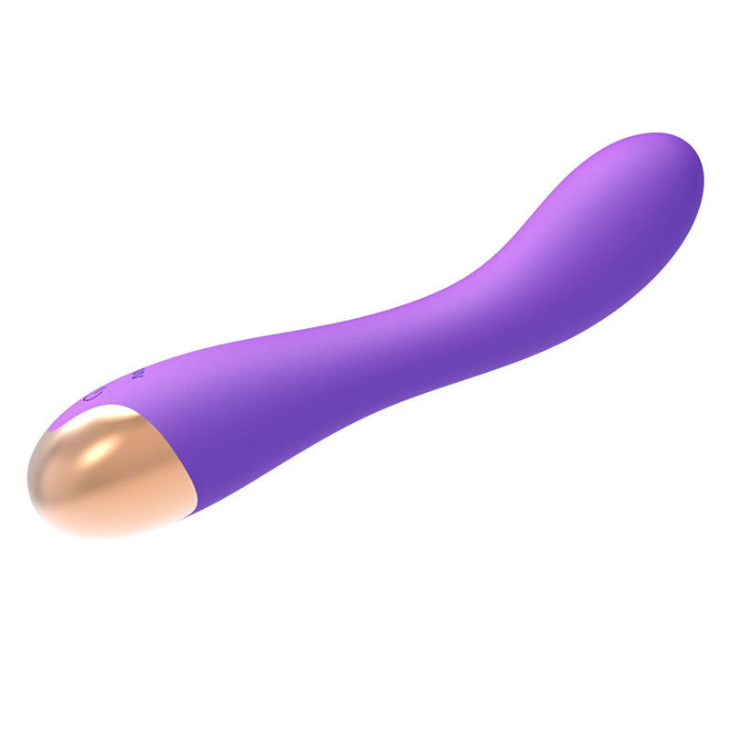 Vibrator Gwen 16 Moduri Vibratii Silicon USB Mov 18 cm, Nr. 2, Erotic24.ro