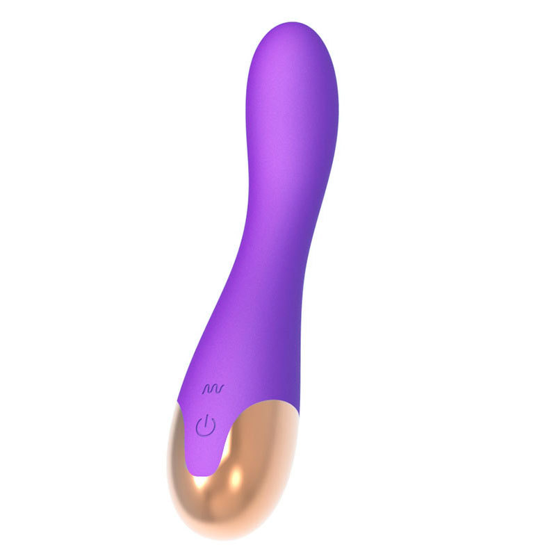 Vibrator Gwen 16 Moduri Vibratii Silicon USB Mov 18 cm, Nr. 3, Erotic24.ro