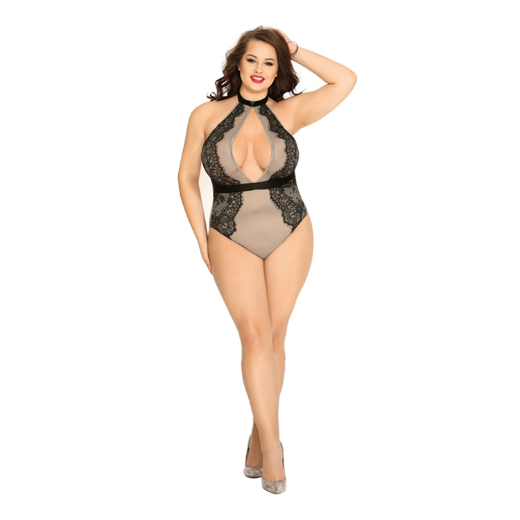 Body Tanya Gri/Negru XL/XXL