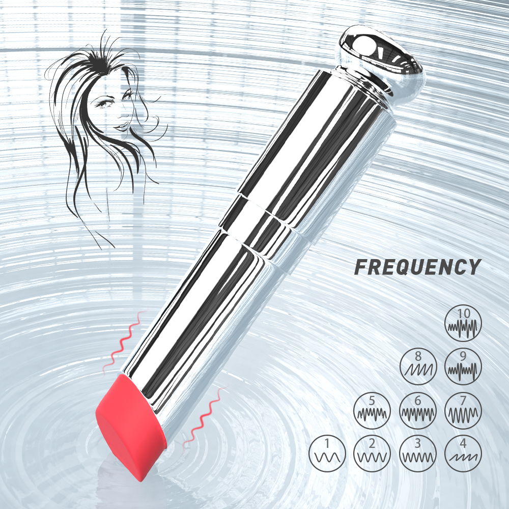 Vibrator Lipstick Bella 10 Moduri Vibratii USB Mokko Toys, #7, Erotic24.ro