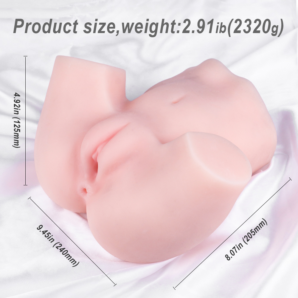 Masturbator Realist Yaris Vagin&Fund, TPE, Natural, 24 cm, Guilty Toys, #4, Erotic24.ro