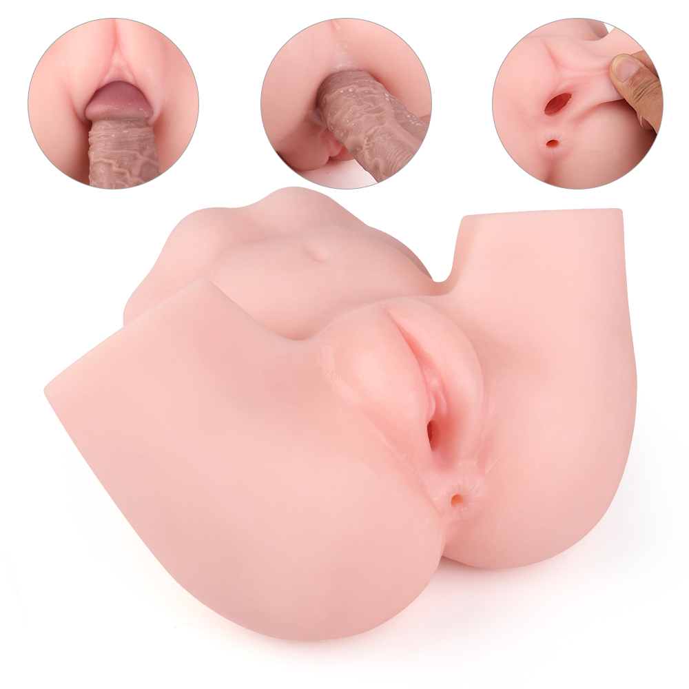 Masturbator Realist Yaris Vagin&Fund, TPE, Natural, 24 cm, Guilty Toys, #5, Erotic24.ro