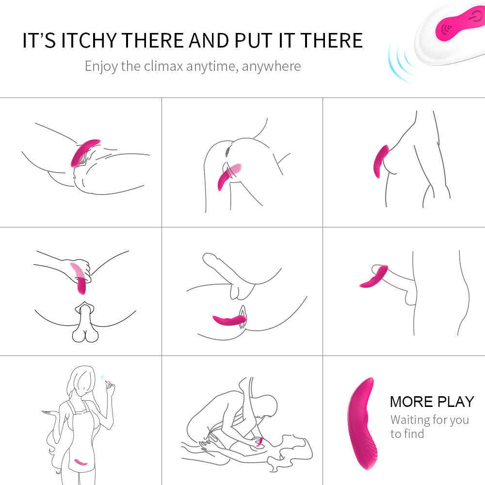 Mini Stimulator Reth, 9 Moduri Vibratii, Remote Control, Silicon, Roz, 10.6 cm, Passion Labs, #7, Erotic24.ro