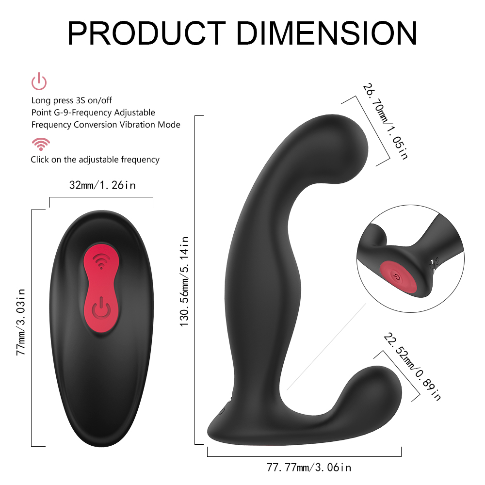 Vibrator Newt Remote Control 9 Moduri Vibratii Silicon USB Negru 13 cm Mokko Toys, Nr. 5, Erotic24.ro