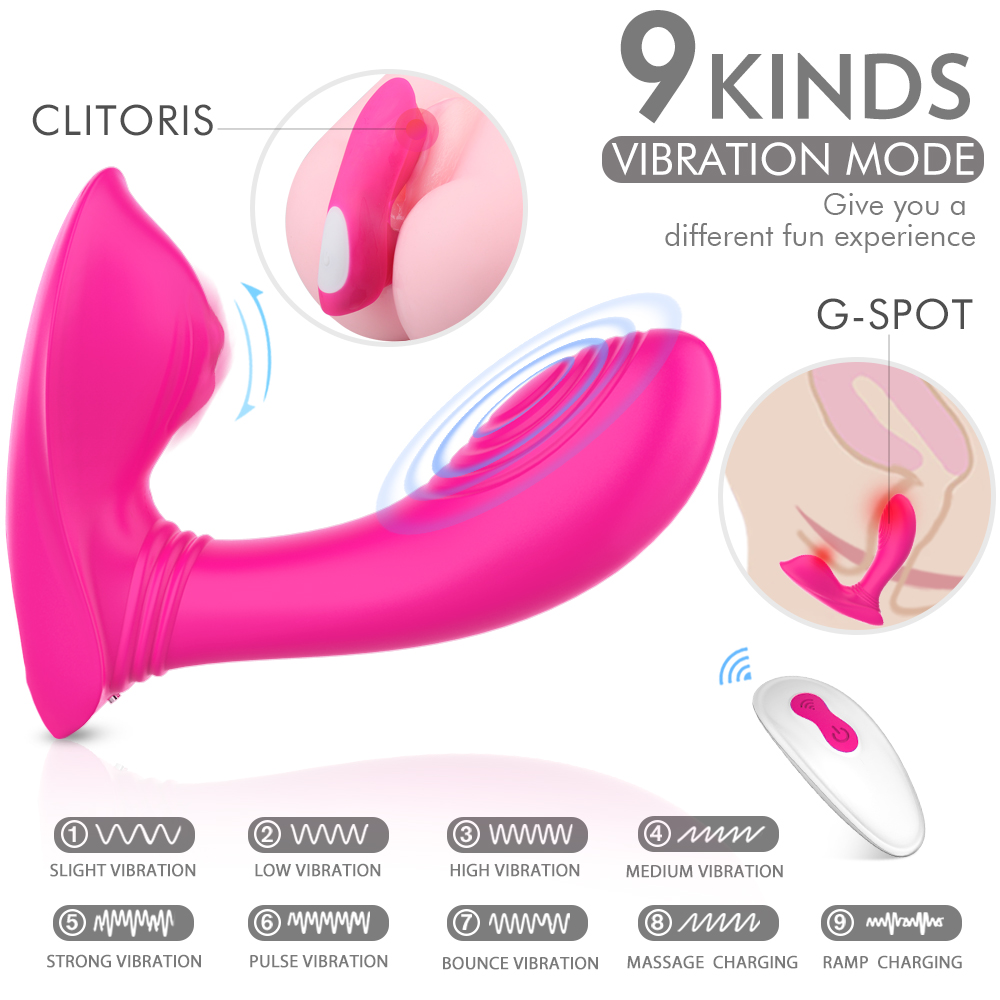 Stimulator Dublu Sweety, 9 Moduri Vibratii, 9 Ritmuri Bila, Silicon, USB, Roz, 12.3 cm, Mokko Toys, #3, Erotic24.ro
