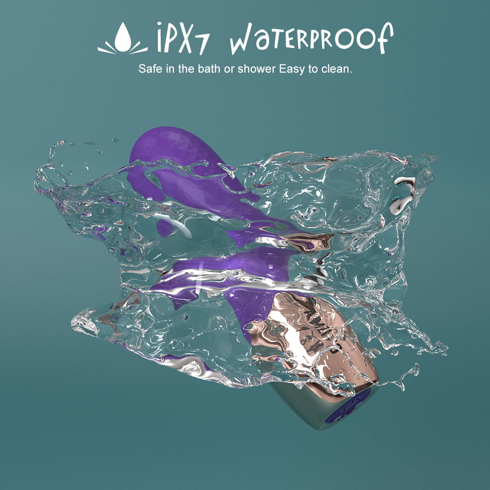 Vibrator Mini Irene 9 Moduri Vibratii Silicon USB Mov 8.3 cm Guilty Toys, Nr. 8, Erotic24.ro