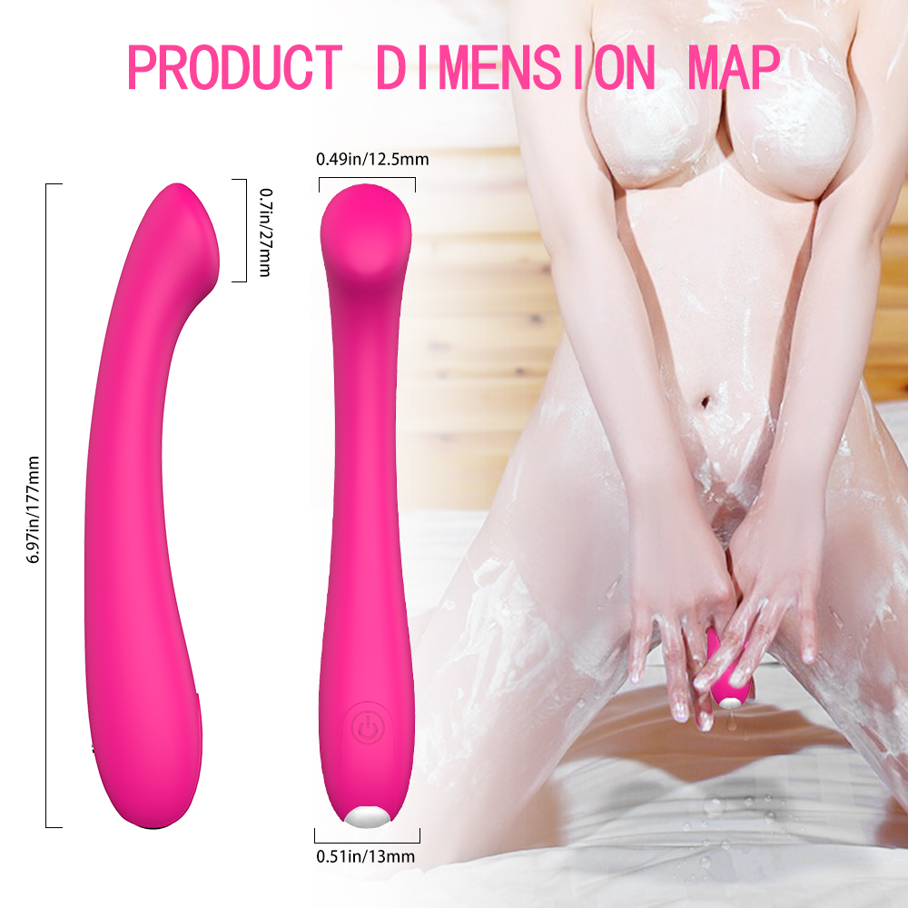Vibrator Flexibil Paris, 9 Moduri Vibratii, Silicon Lichid, USB, Roz, 17.7 cm, Mokko Toys, #7, Erotic24.ro