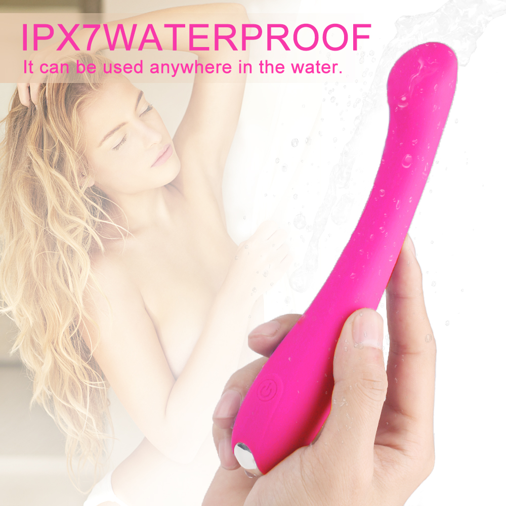 Vibrator Flexibil Paris, 9 Moduri Vibratii, Silicon Lichid, USB, Roz, 17.7 cm, Mokko Toys, #2, Erotic24.ro