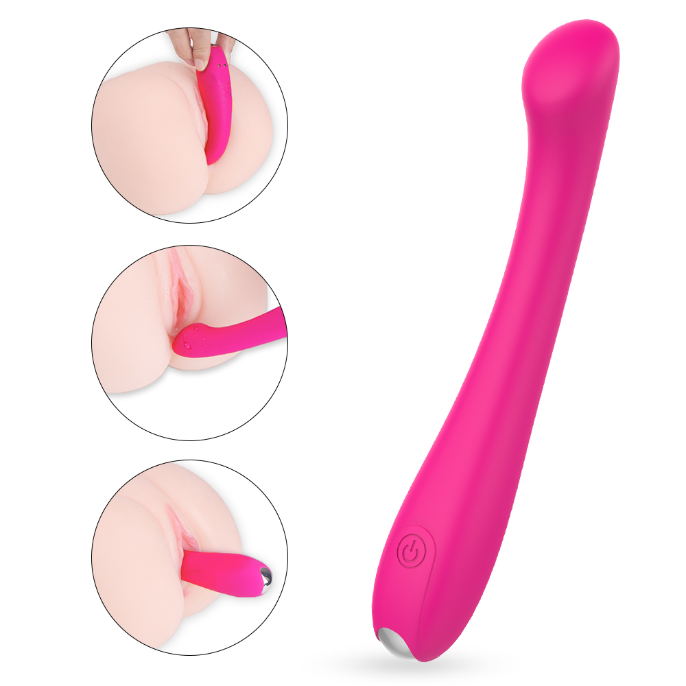 Vibrator Flexibil Paris, 9 Moduri Vibratii, Silicon Lichid, USB, Roz, 17.7 cm, Mokko Toys, #4, Erotic24.ro