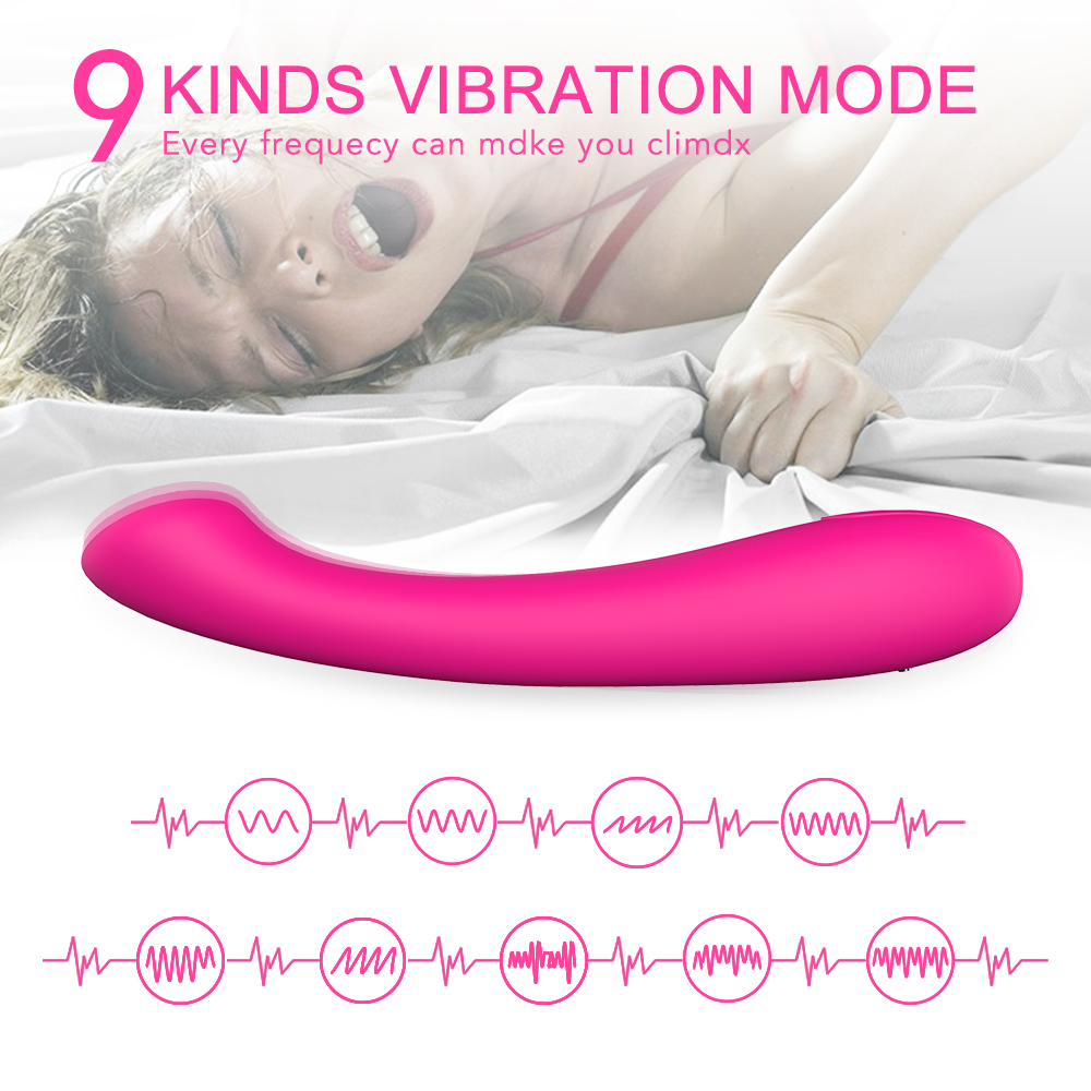 Vibrator Flexibil Paris, 9 Moduri Vibratii, Silicon Lichid, USB, Roz, 17.7 cm, Mokko Toys, #5, Erotic24.ro
