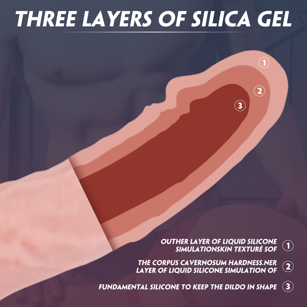 Dildo Realist Jed Silicon Lichid Natural 21 cm Mokko Toys, #6, Erotic24.ro