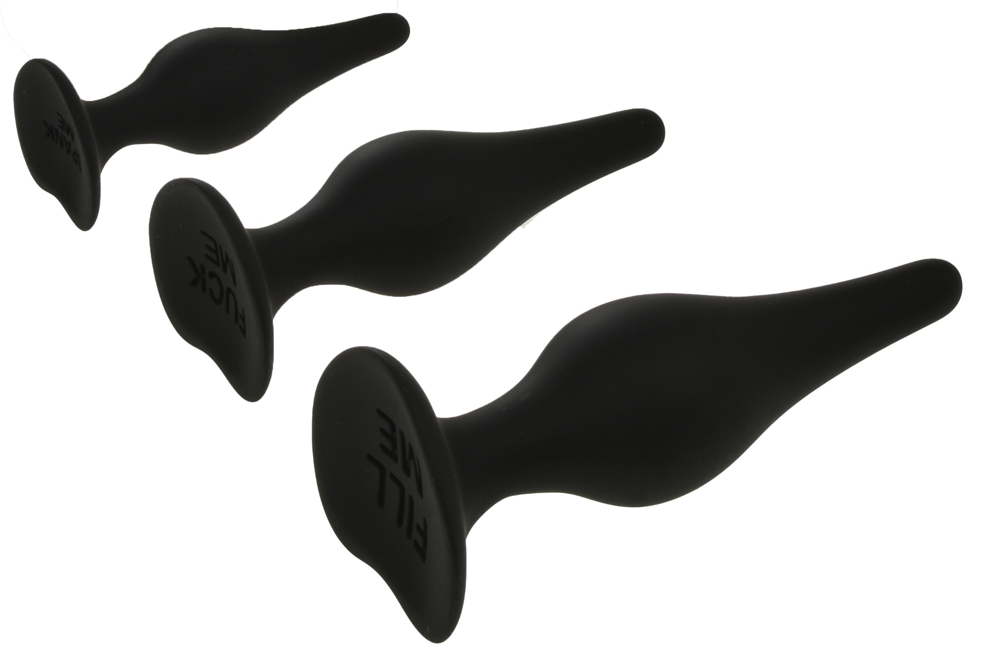 Set 3 Dopuri Anale Training Kit Silicon Negru Passion Labs, #4, Erotic24.ro